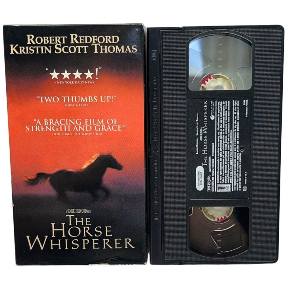 The Horse Whisperer VHS 1994 Robert Redford Kristin Scott Thomas
